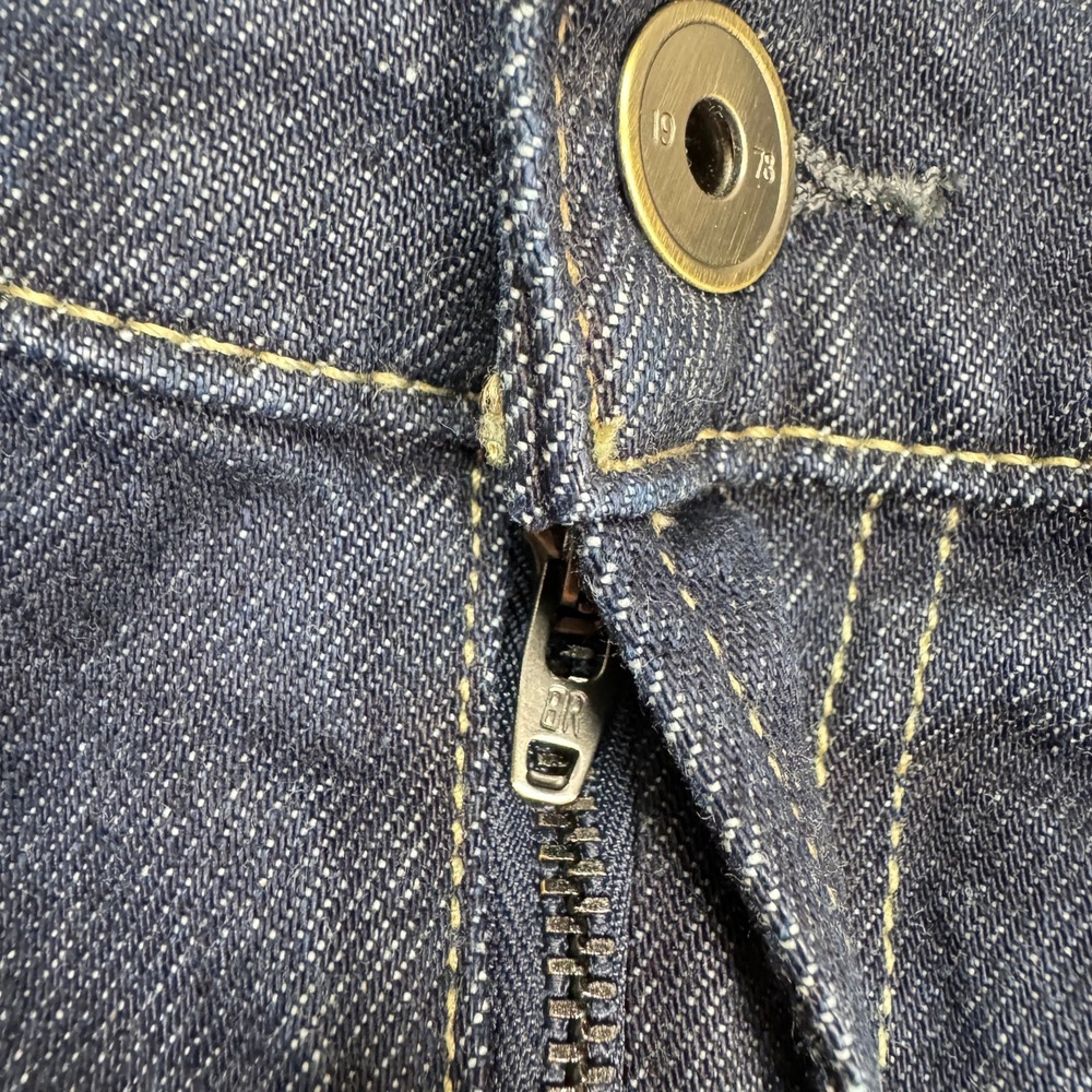 Banana Republic Authentic Straight Jeans Mens 40x32 Dark Rinse Blue Denim Preppy - Picture 11 of 16